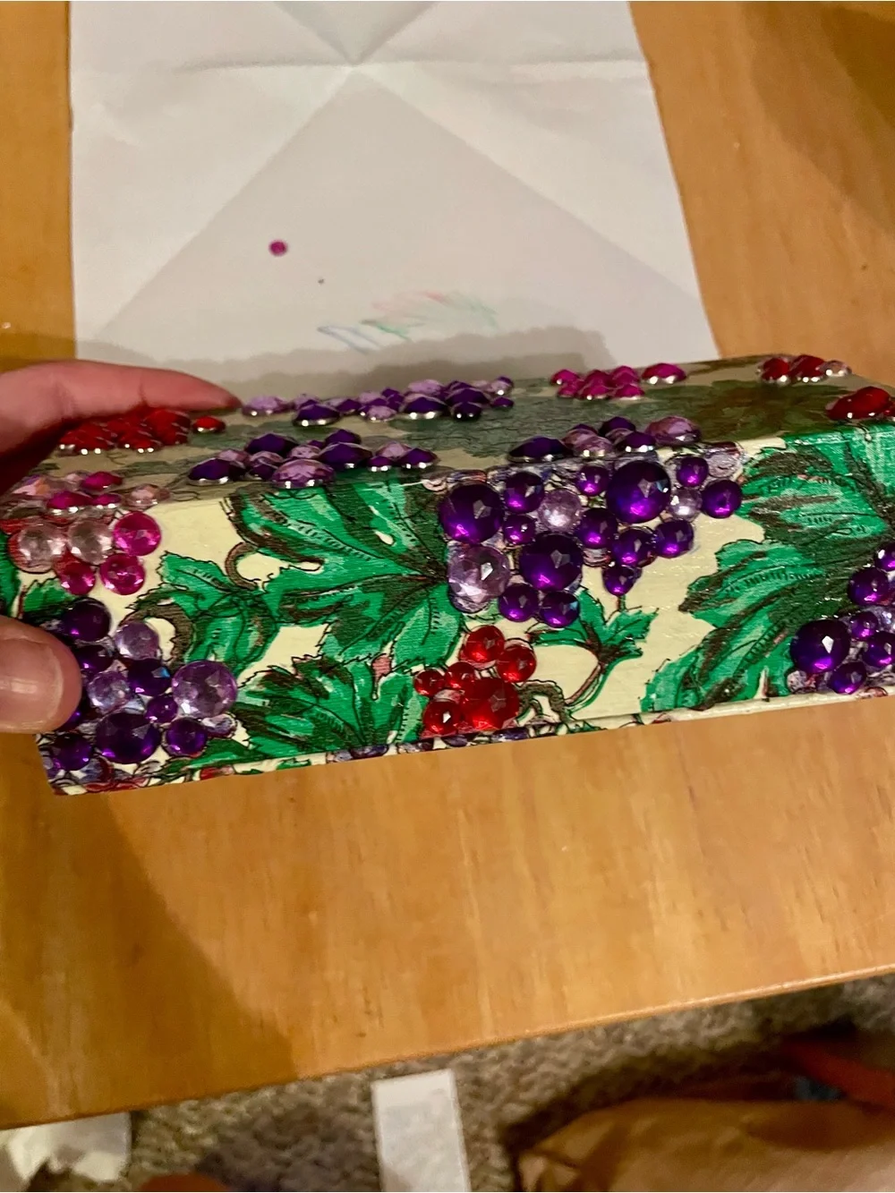 Bedazzled gift box
